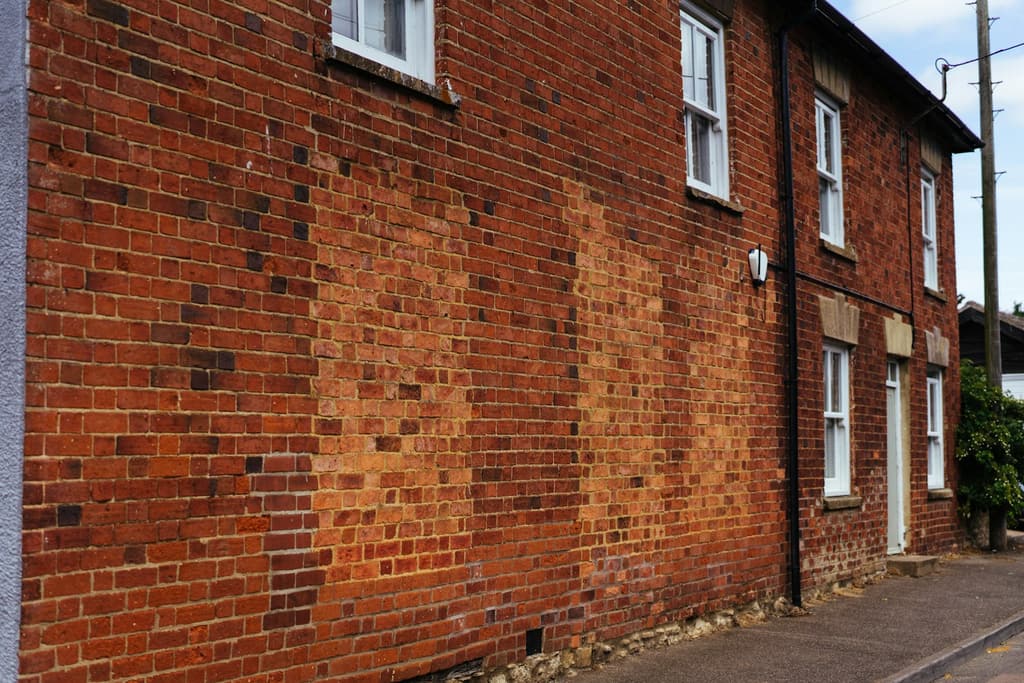 A tidy building exterior representing routine property maintenance